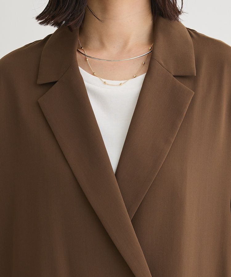 Green Parks「【適ON】シアーシャツジャケット」|テーラードジャケット|