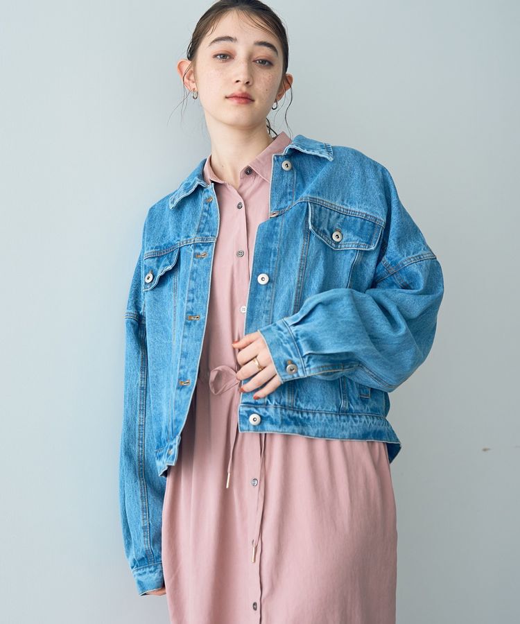 Editt by YECCA VECCA「フリンジデニムジャケット」|テーラードジャケット|