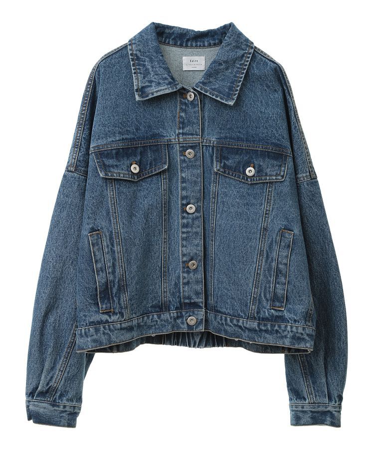 Editt by YECCA VECCA「フリンジデニムジャケット」|テーラードジャケット|