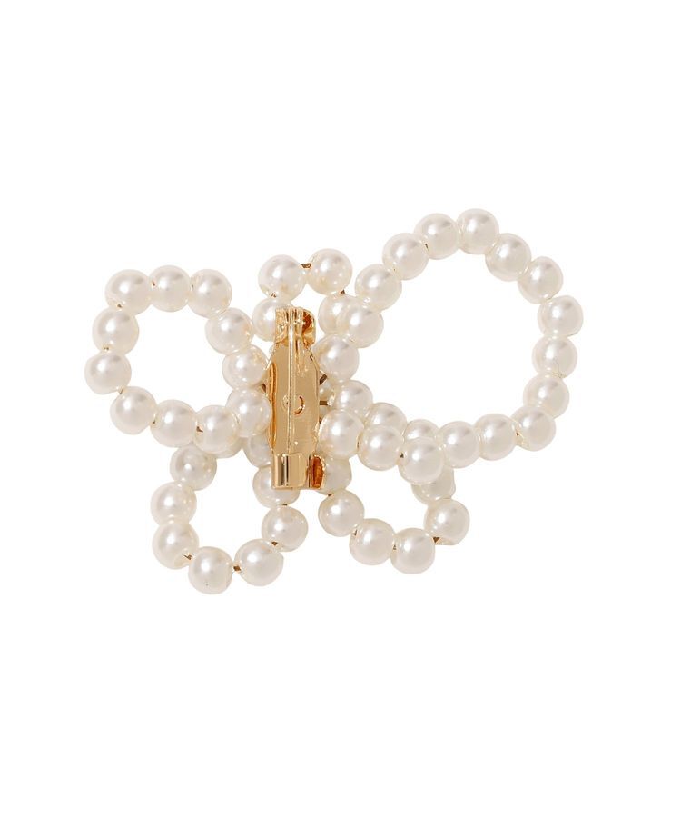 YECCA VECCA「パールリボンブローチ」|その他|