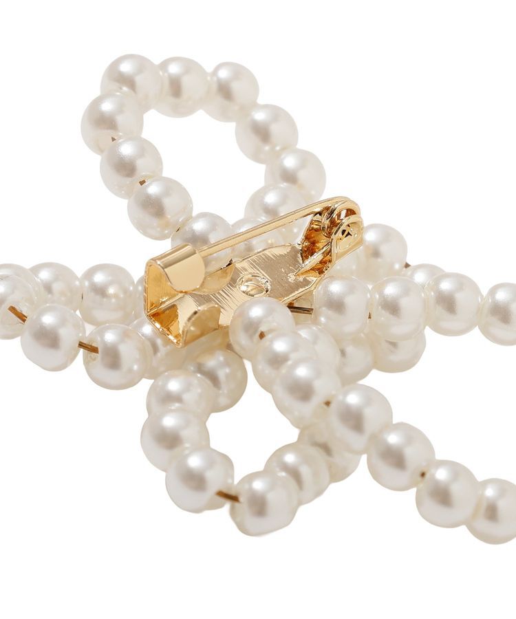 YECCA VECCA「パールリボンブローチ」|その他|