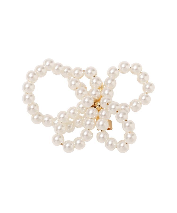 YECCA VECCA「パールリボンブローチ」|その他|