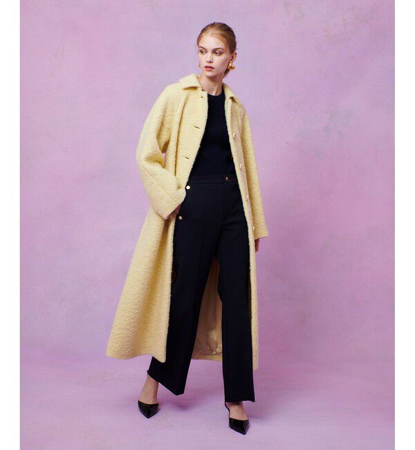 LOULOU WILLOUGHBY「【LOULOU WILLOUGHBY】ループインレーロングコート」|ダッフルコート|