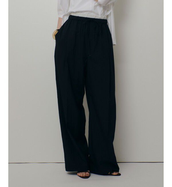 allureville「【ATELIER Line】ドローコードイージーパンツ」|チノ|