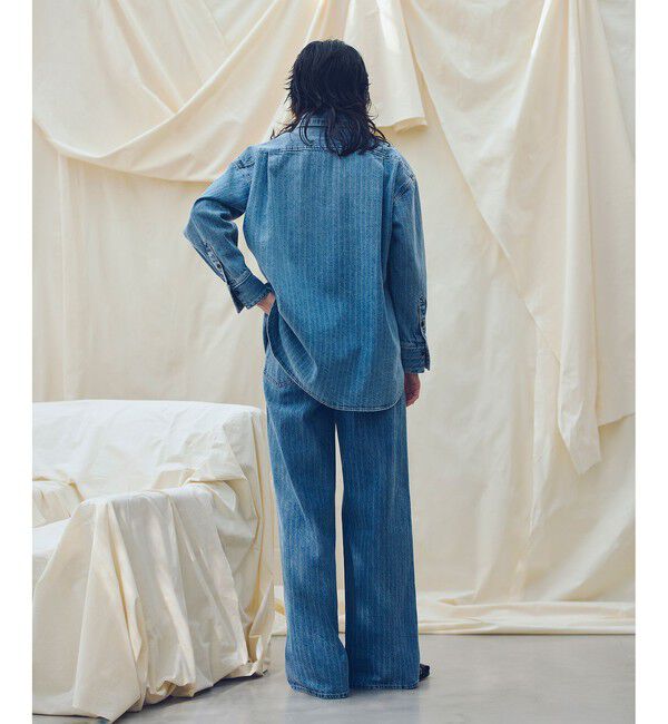 allureville「【ATELIER Line】デニムバギーパンツ」|デニム|