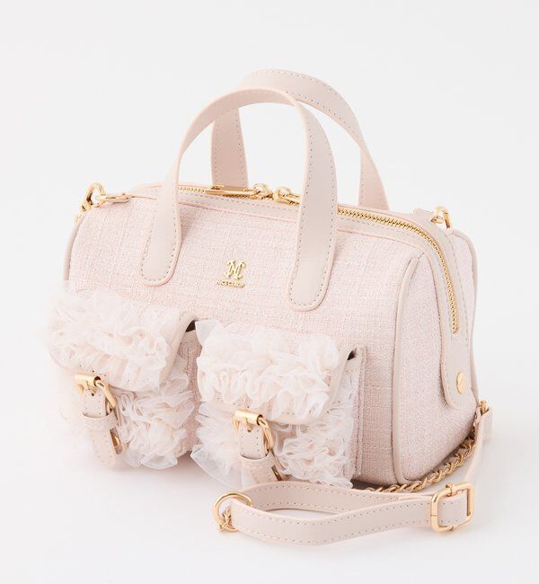  「チュールポケットミニボストンバッグ」|ショルダー・メッセンジャー|