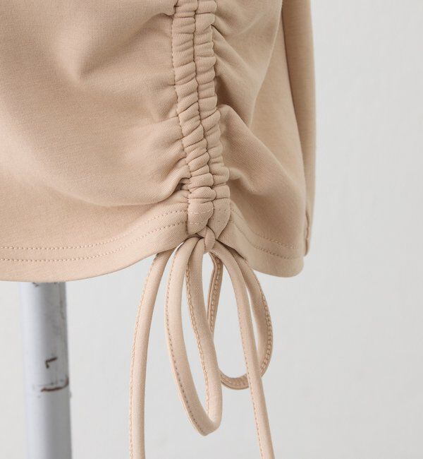  「ベルト付きサイドドロストミニスカート」|スカート|