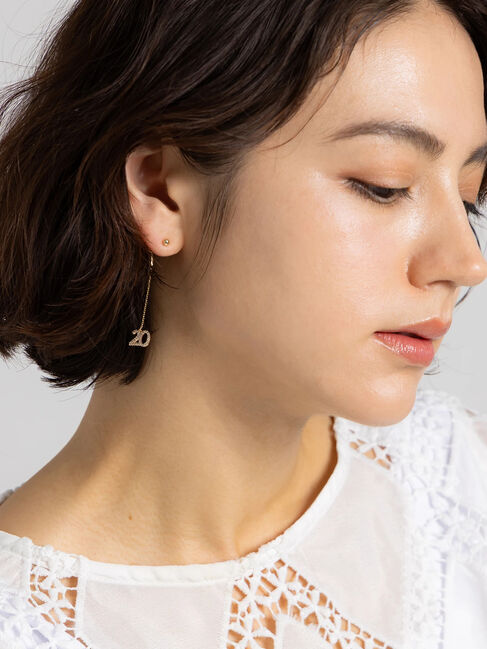 Te chichi「ナンバーチェーンピアス20」|ピアス|