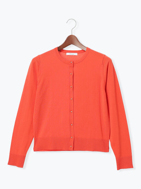 Te chichi「14G綿ポリクルーカーディガン」|カーディガン|