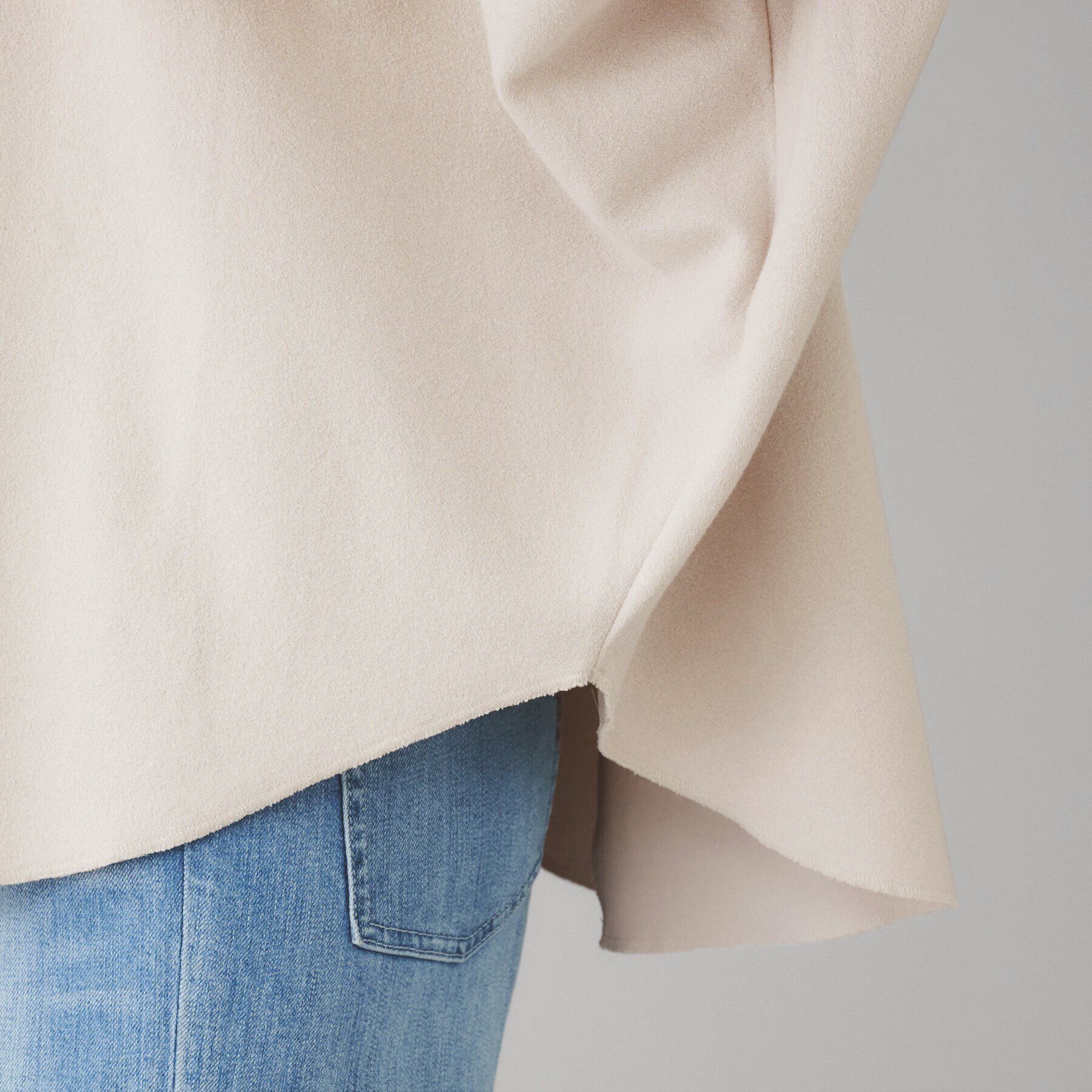 UNTITLED「【Munich】ダブルフェイスブークレータックショルダートップス」|Tシャツ・カットソー|