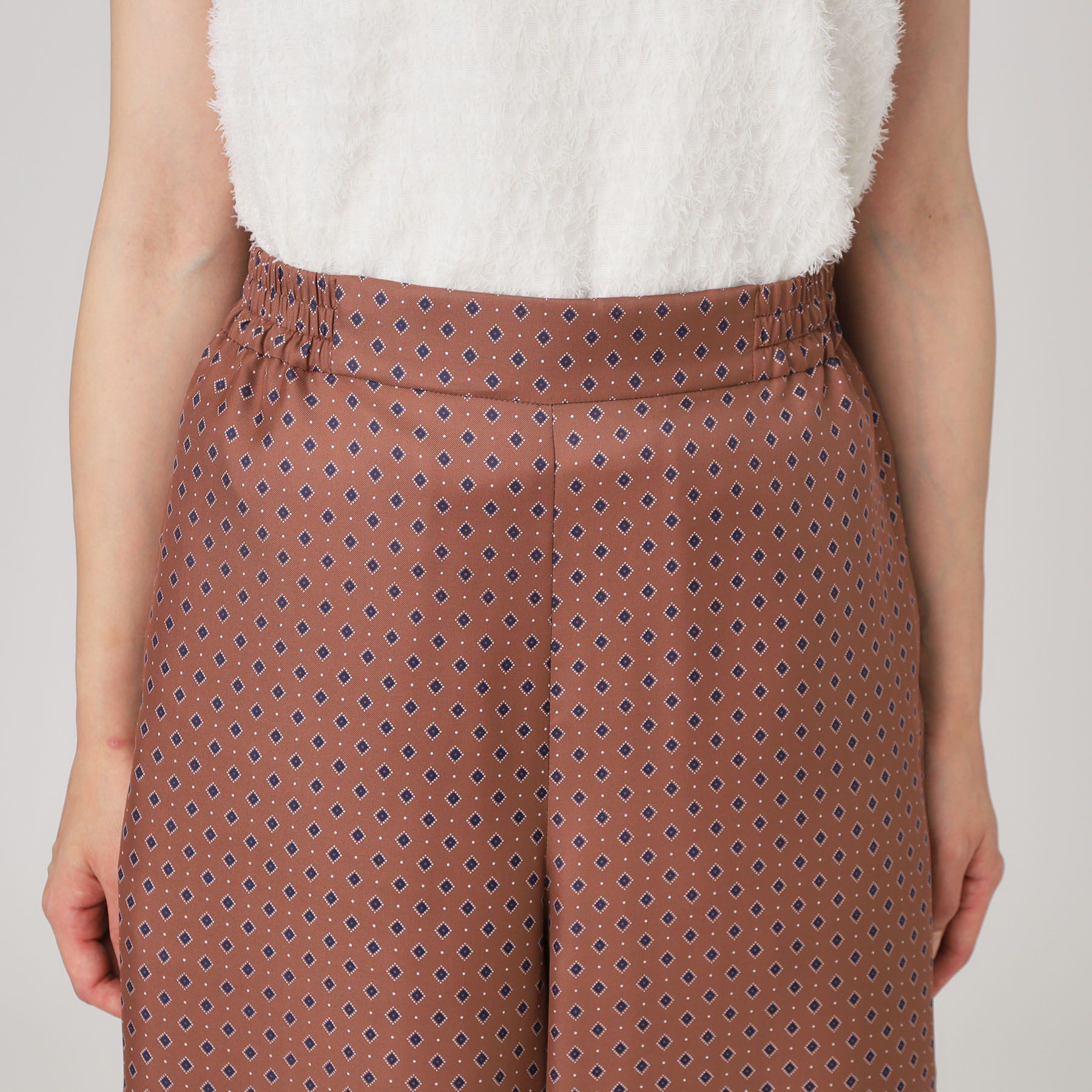 COUP DE CHANCE「【手洗い可／日本製】小紋柄ワイドパンツ」|その他|