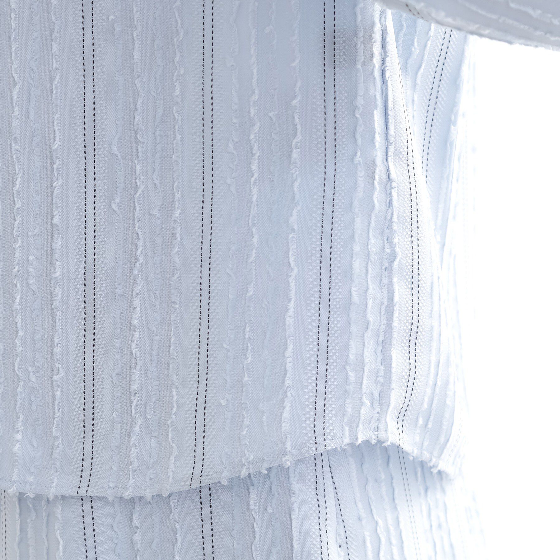 Reflect「【セットアップ可】ストライプ柄ジャカードブラウス」|シャツ・ブラウス|