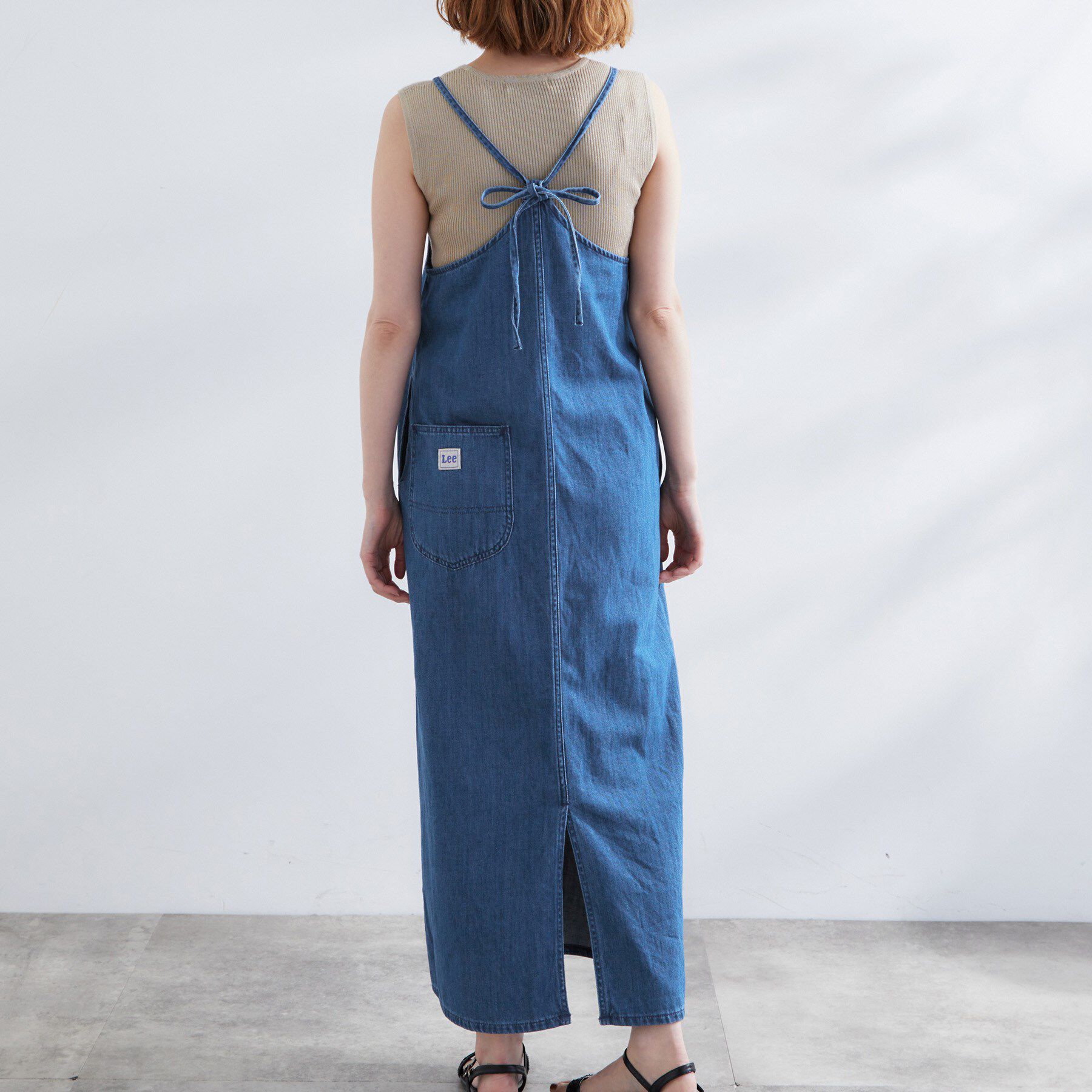 grove「【Lee】DENIM CAMISOLE DRESS」|ワンピース|
