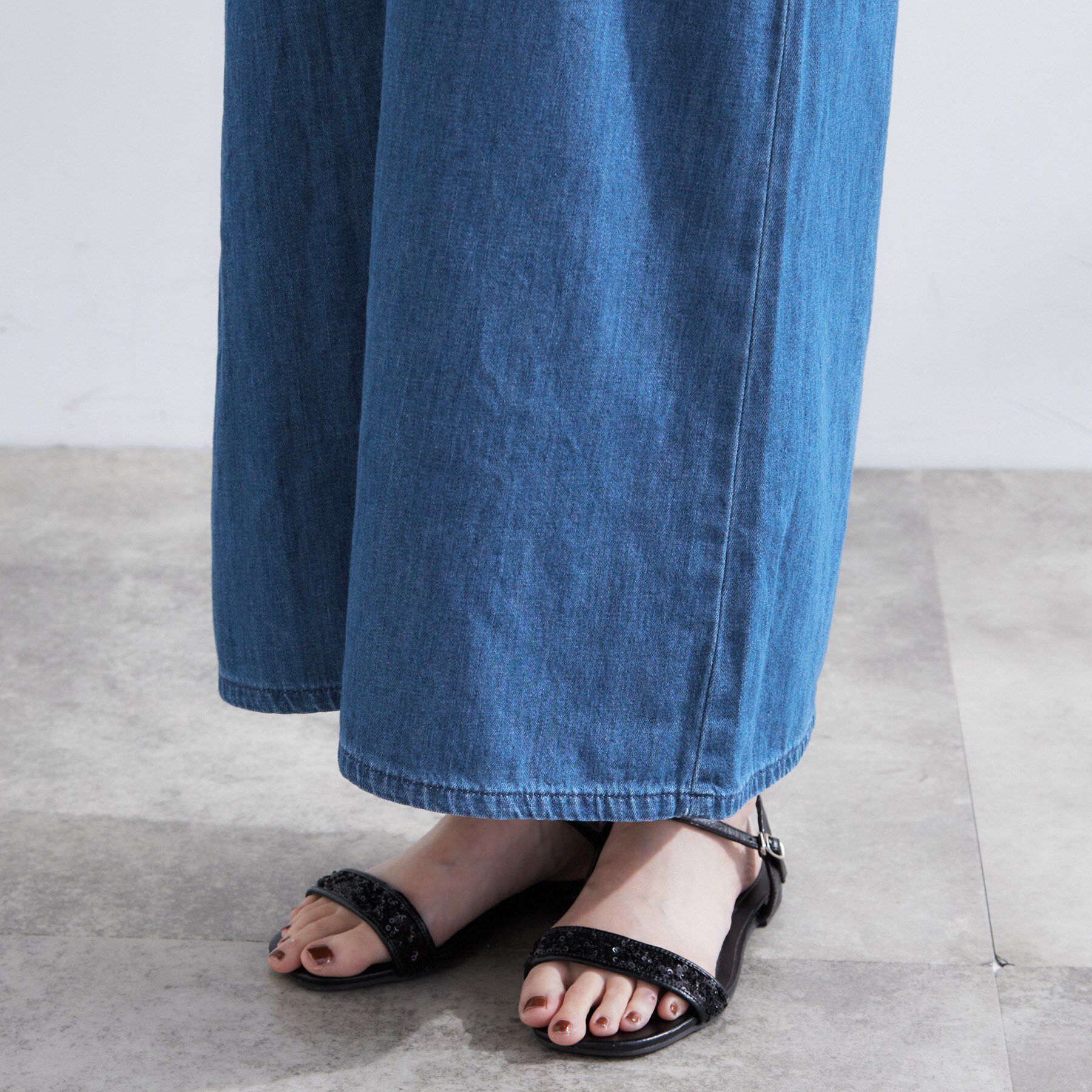 grove「【Lee】DENIM CAMISOLE DRESS」|ワンピース|