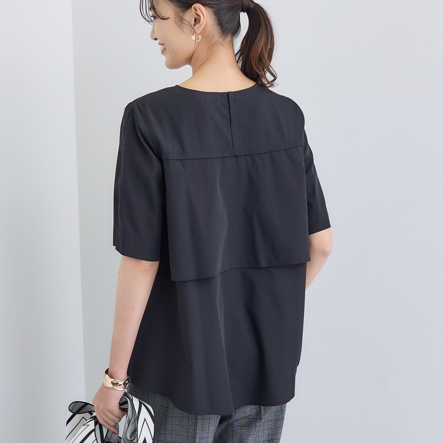 INDIVI「【UVケア】バックデザインブラウス」|シャツ・ブラウス|