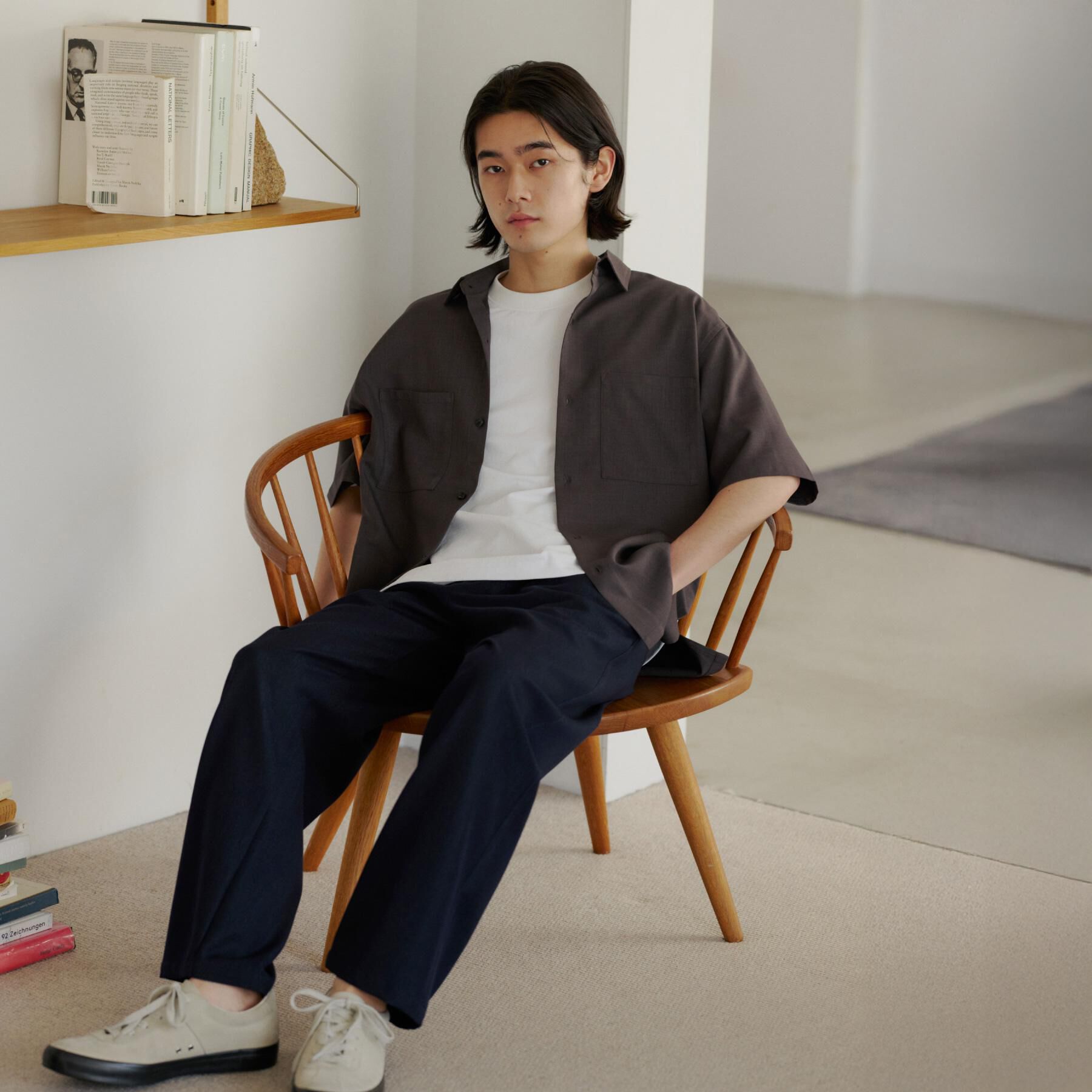 THE SHOP TK「LITE TEX ダブルフラップ半袖シャツ セットアップ可」|シャツ・ブラウス|