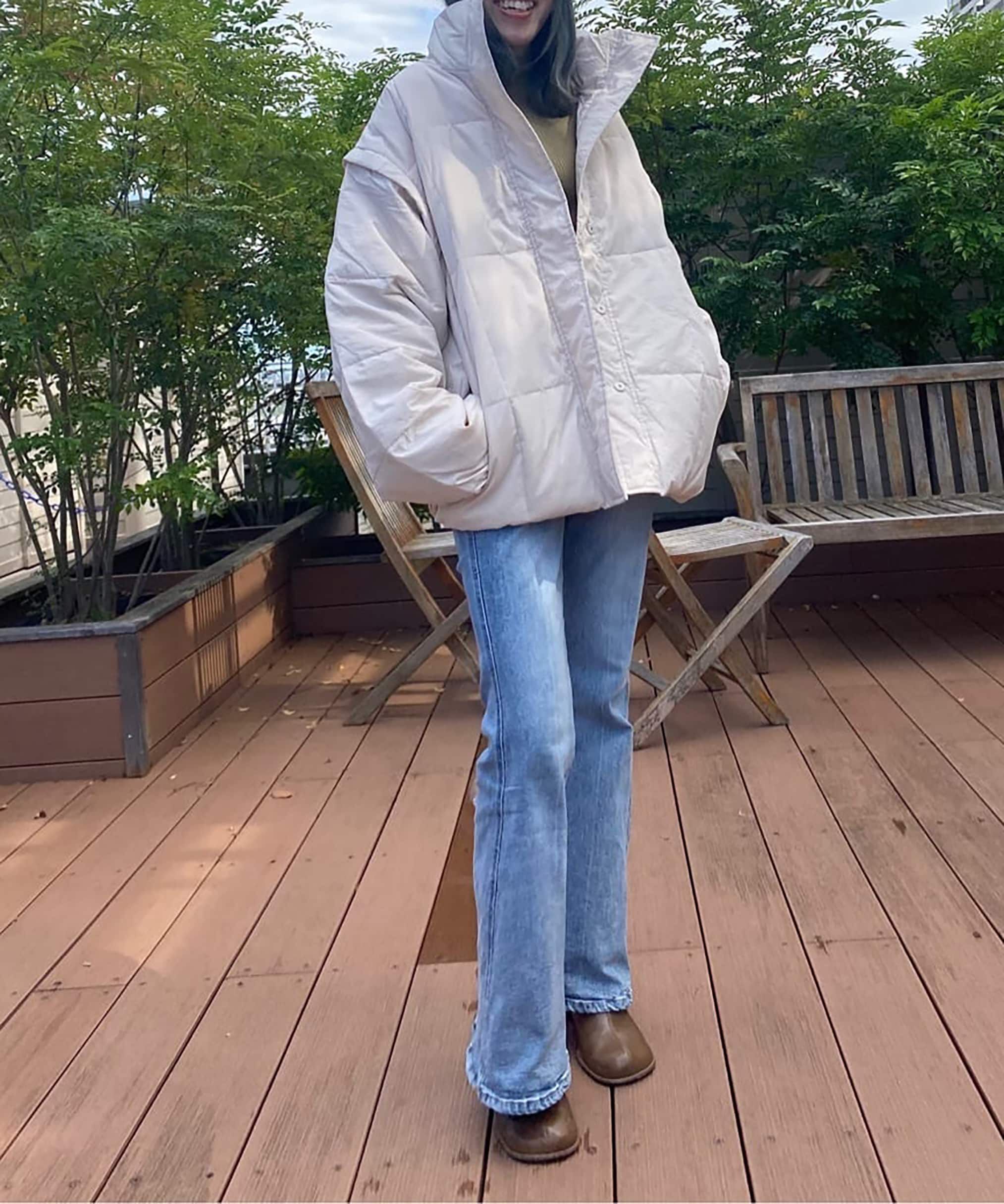  「[Sシリーズ対応商品]内スリットベルボトムデニムパンツ」|その他|