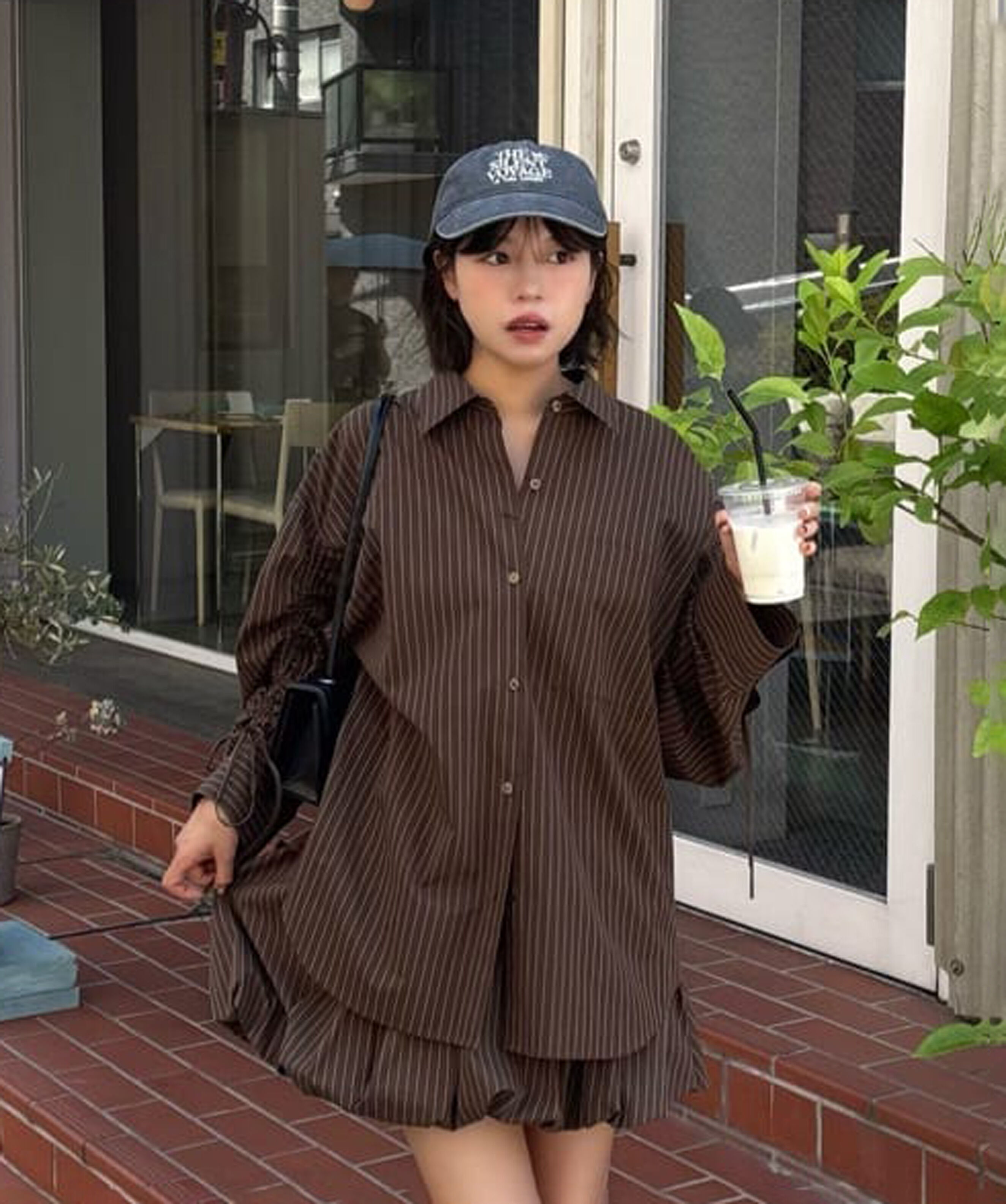  「袖シャーリングオーバーシャツ」|シャツ・ブラウス|ブラウンスト 1