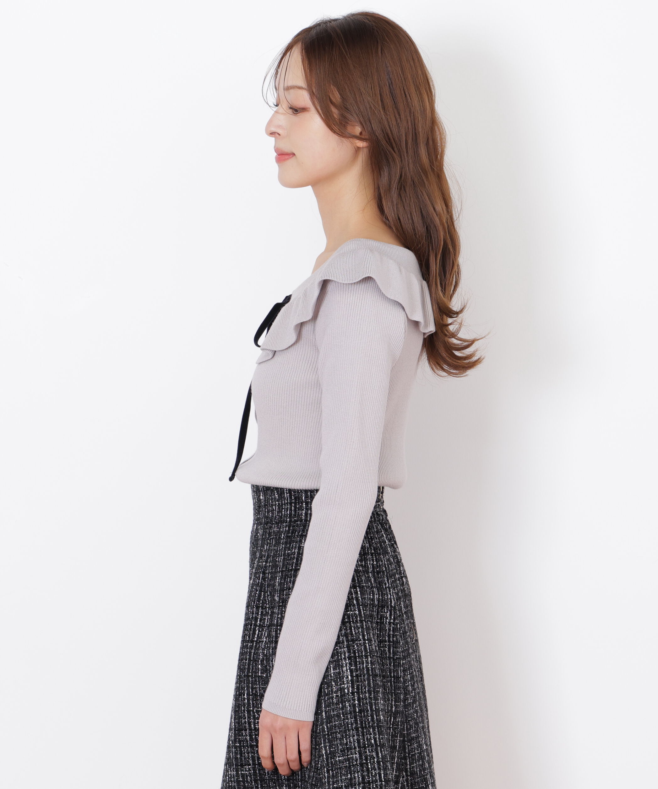  「ケープリブニット」|ニット・セーター|