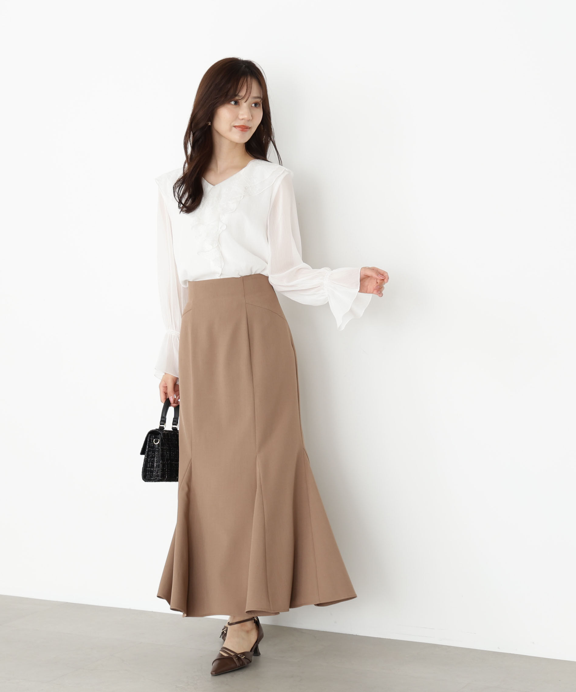 PROPORTION BODY DRESSING「バックレースアップマーメイドスカート 25AW」|スカート|