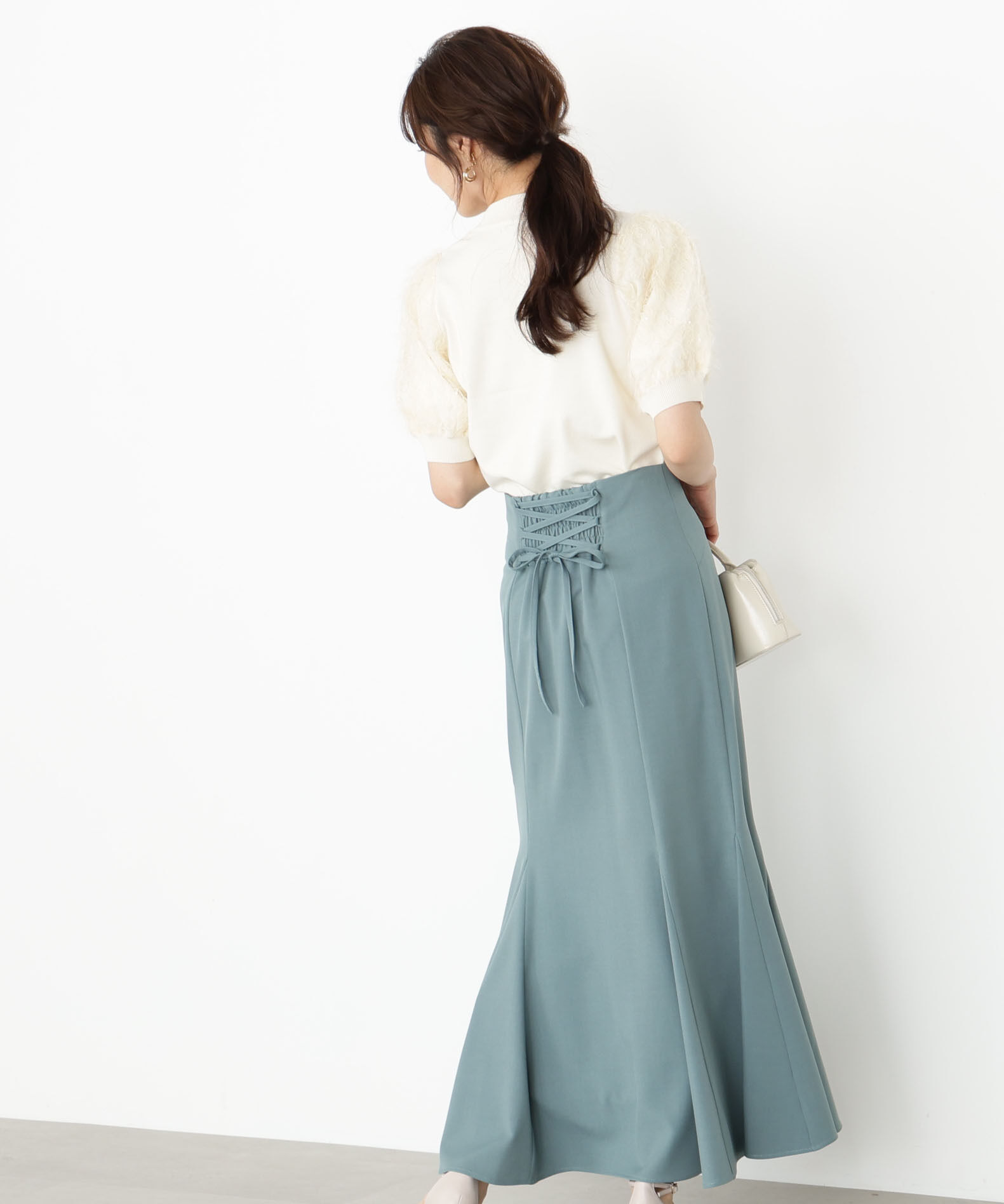 PROPORTION BODY DRESSING「バックレースアップマーメイドスカート 25AW」|スカート|