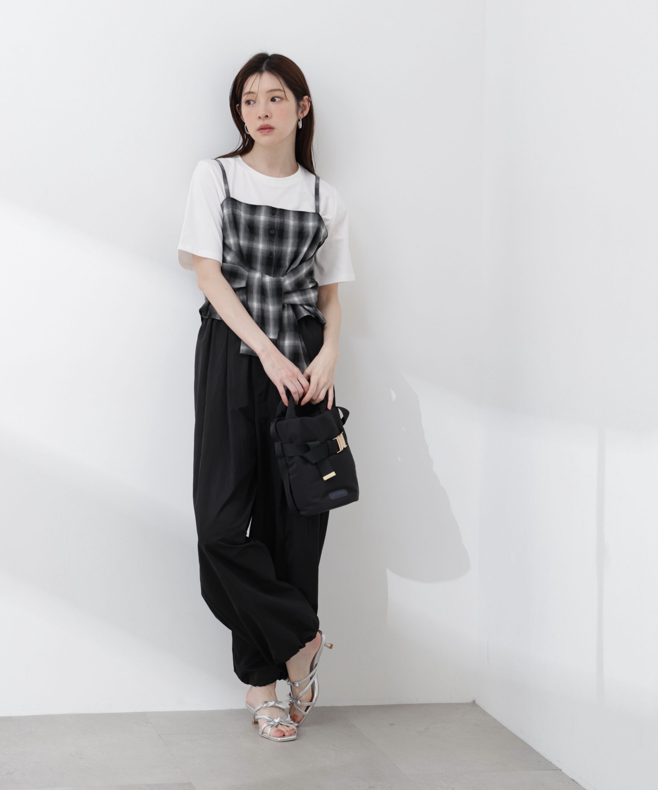 PROPORTION BODY DRESSING「〈a/mie〉シャツビスチェ 26SS」|シャツ・ブラウス|