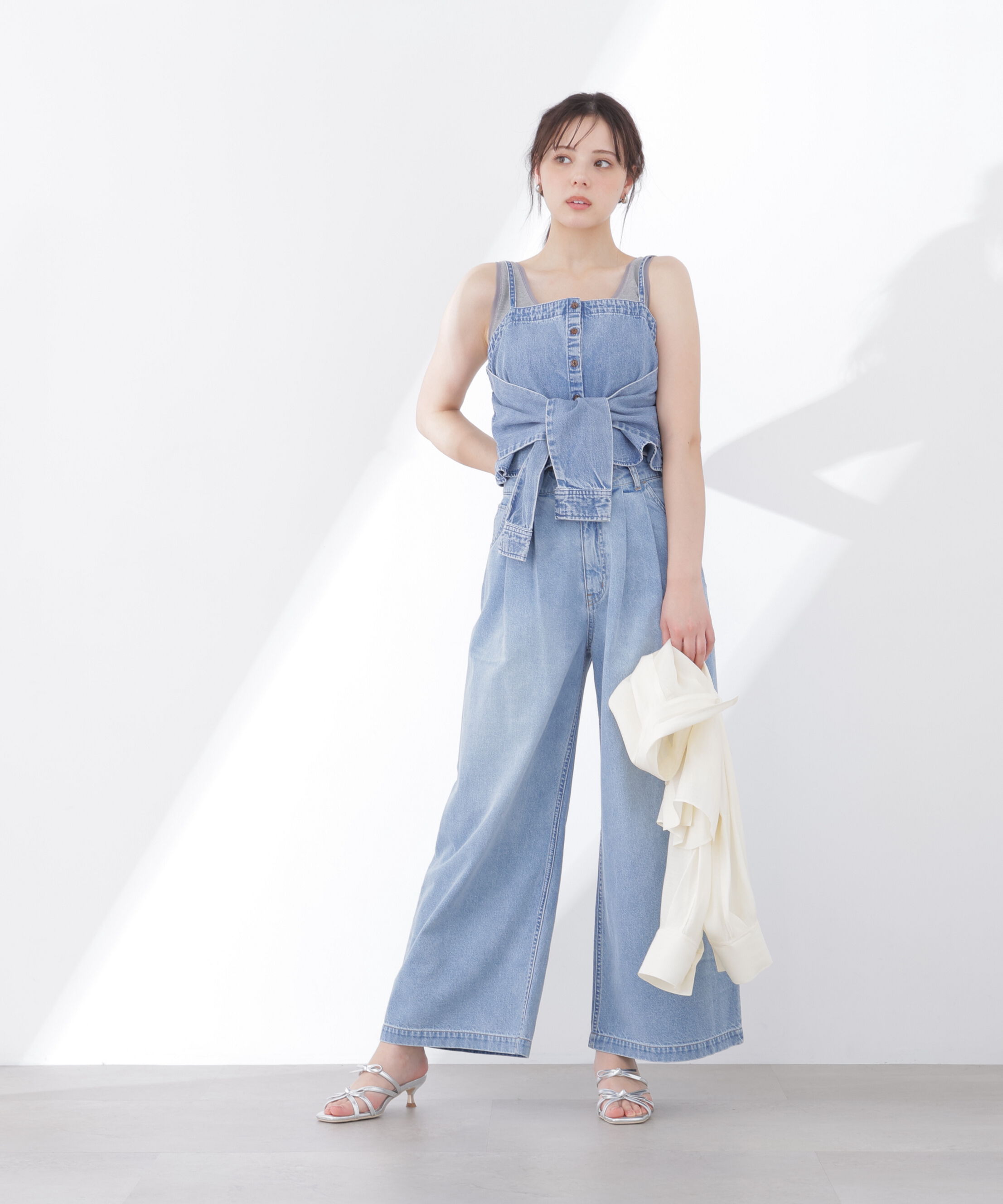PROPORTION BODY DRESSING「〈a/mie〉シャツビスチェ 26SS」|シャツ・ブラウス|