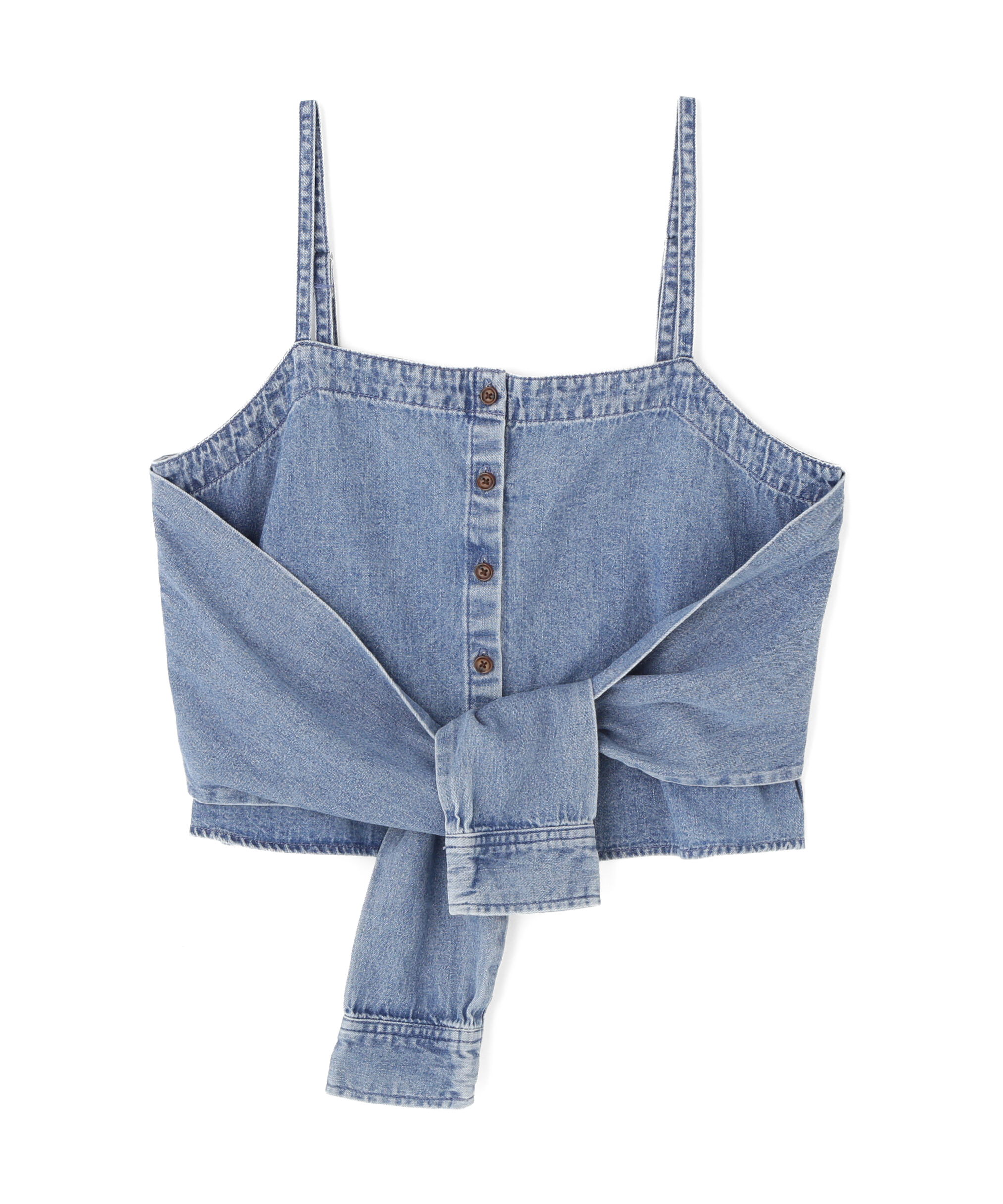 PROPORTION BODY DRESSING「〈a/mie〉シャツビスチェ 26SS」|シャツ・ブラウス|