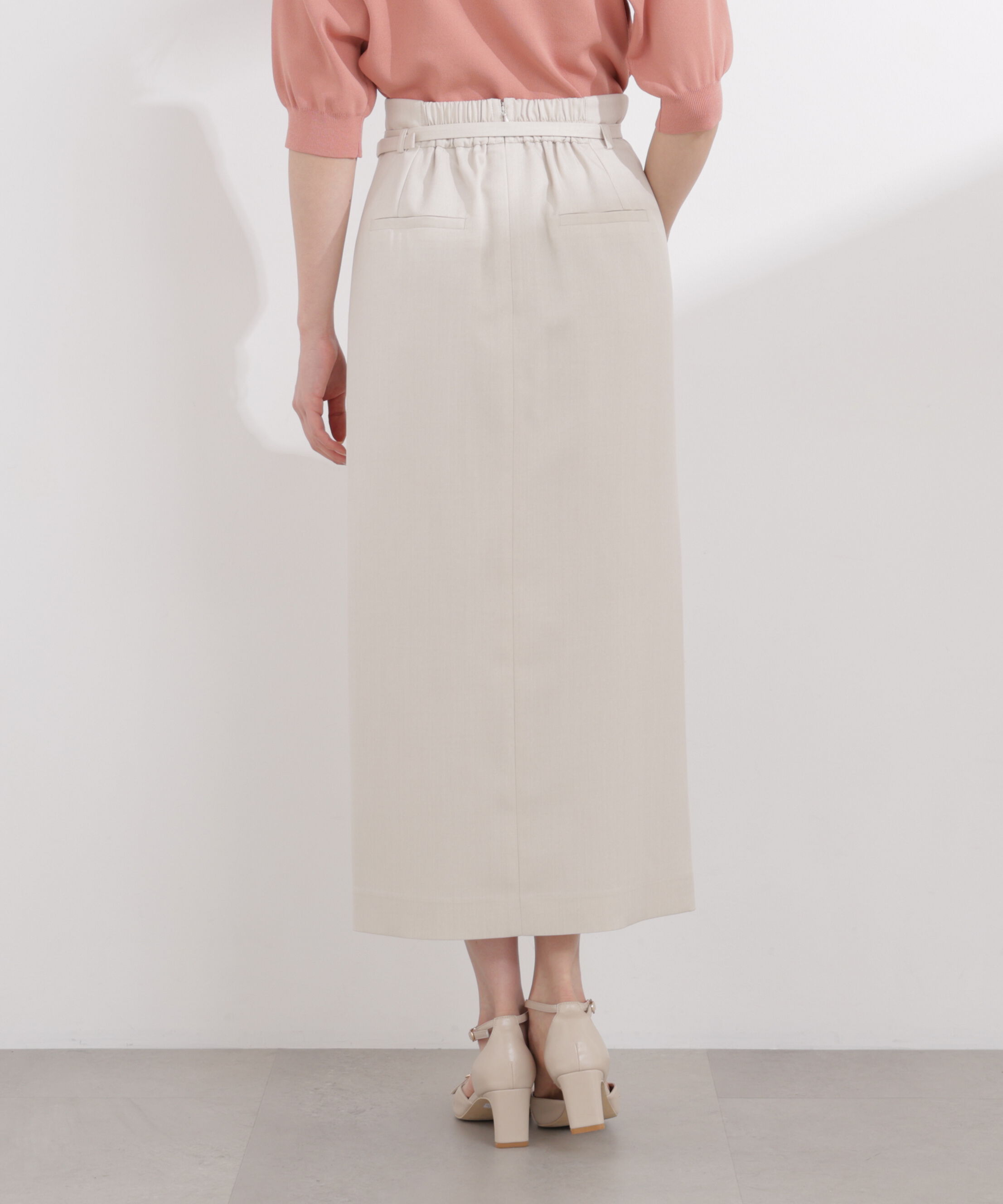 PROPORTION BODY DRESSING「フロントデザインIラインスカート 26SS」|スカート|