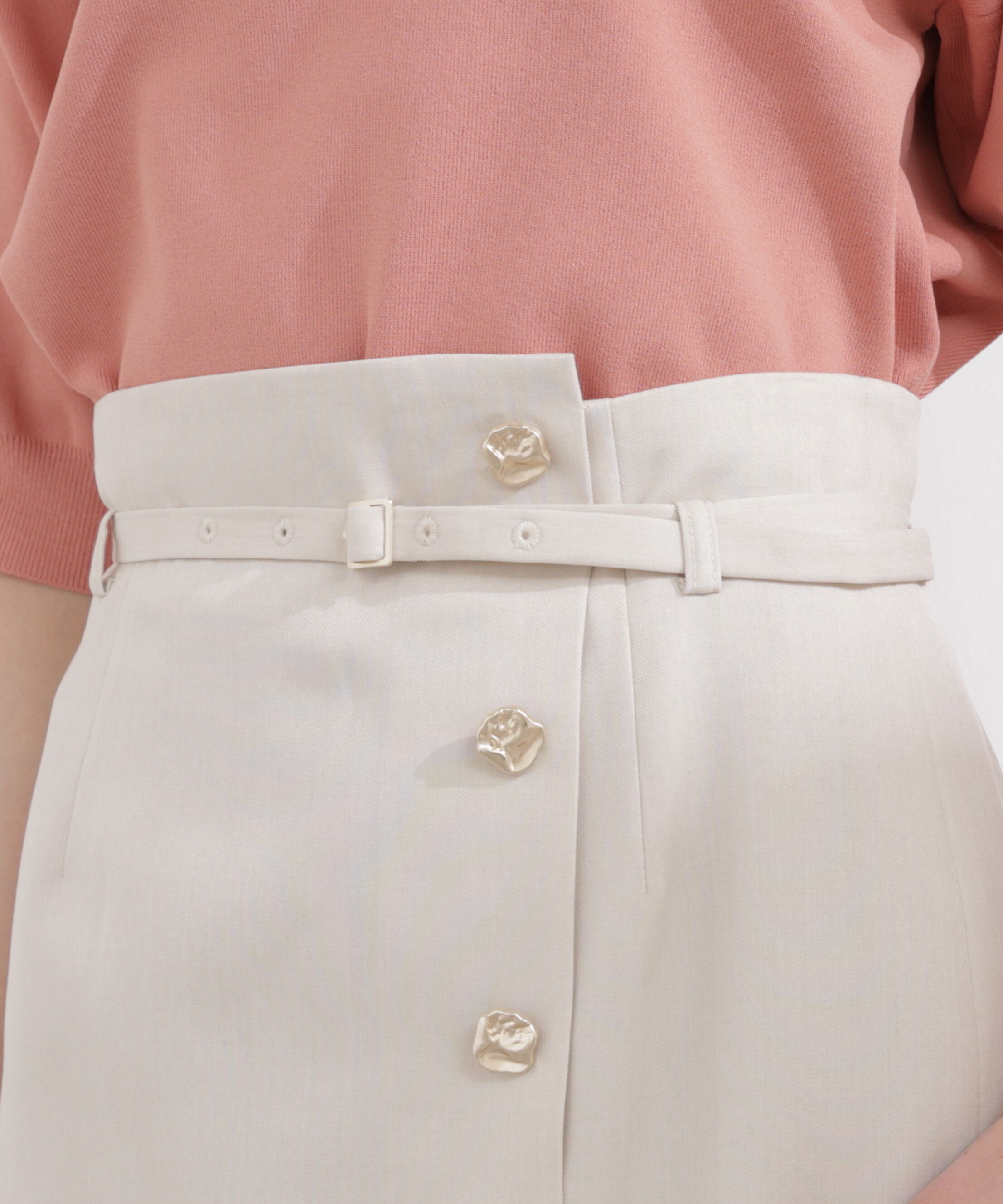 PROPORTION BODY DRESSING「フロントデザインIラインスカート 26SS」|スカート|