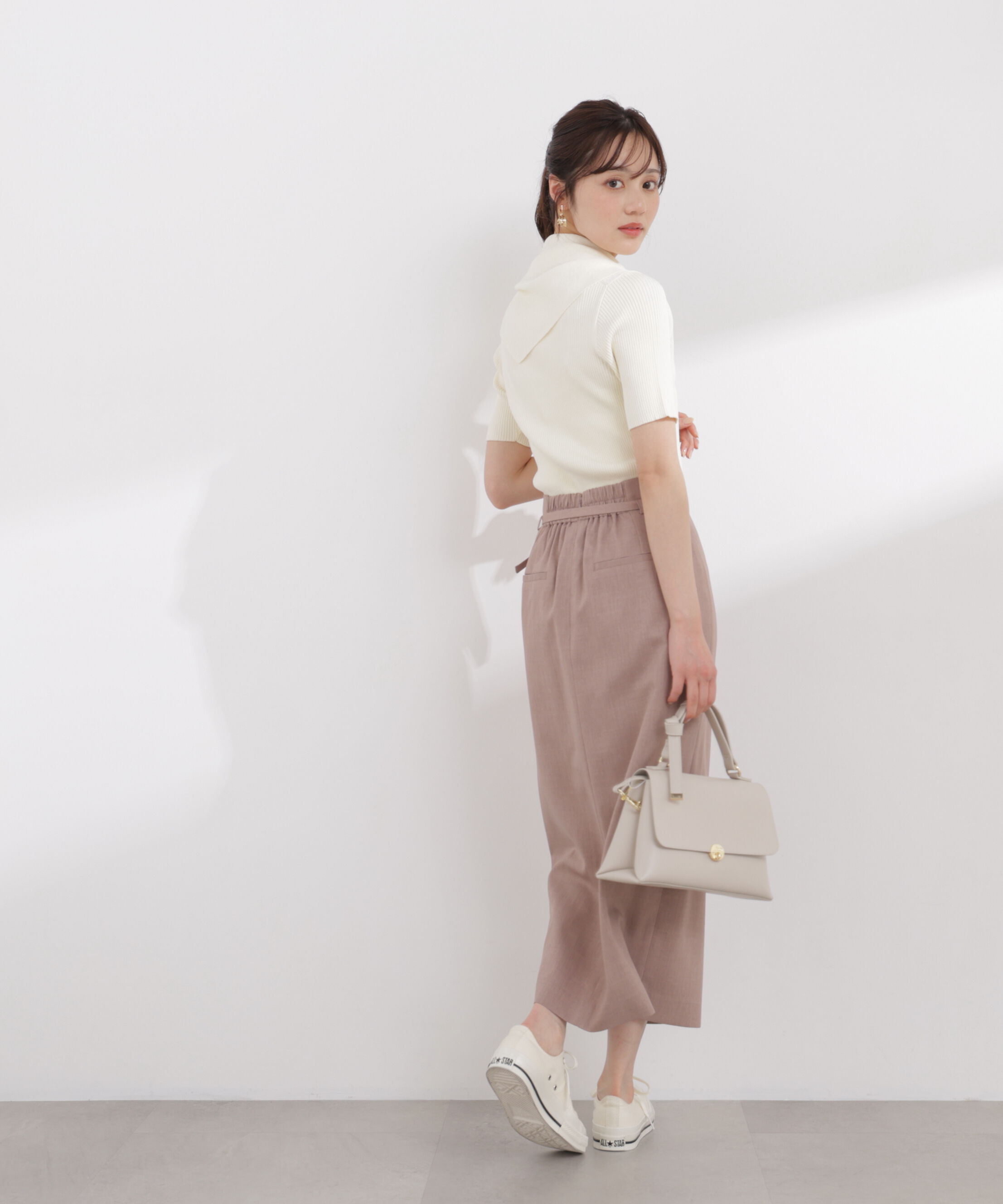 PROPORTION BODY DRESSING「フロントデザインIラインスカート 26SS」|スカート|