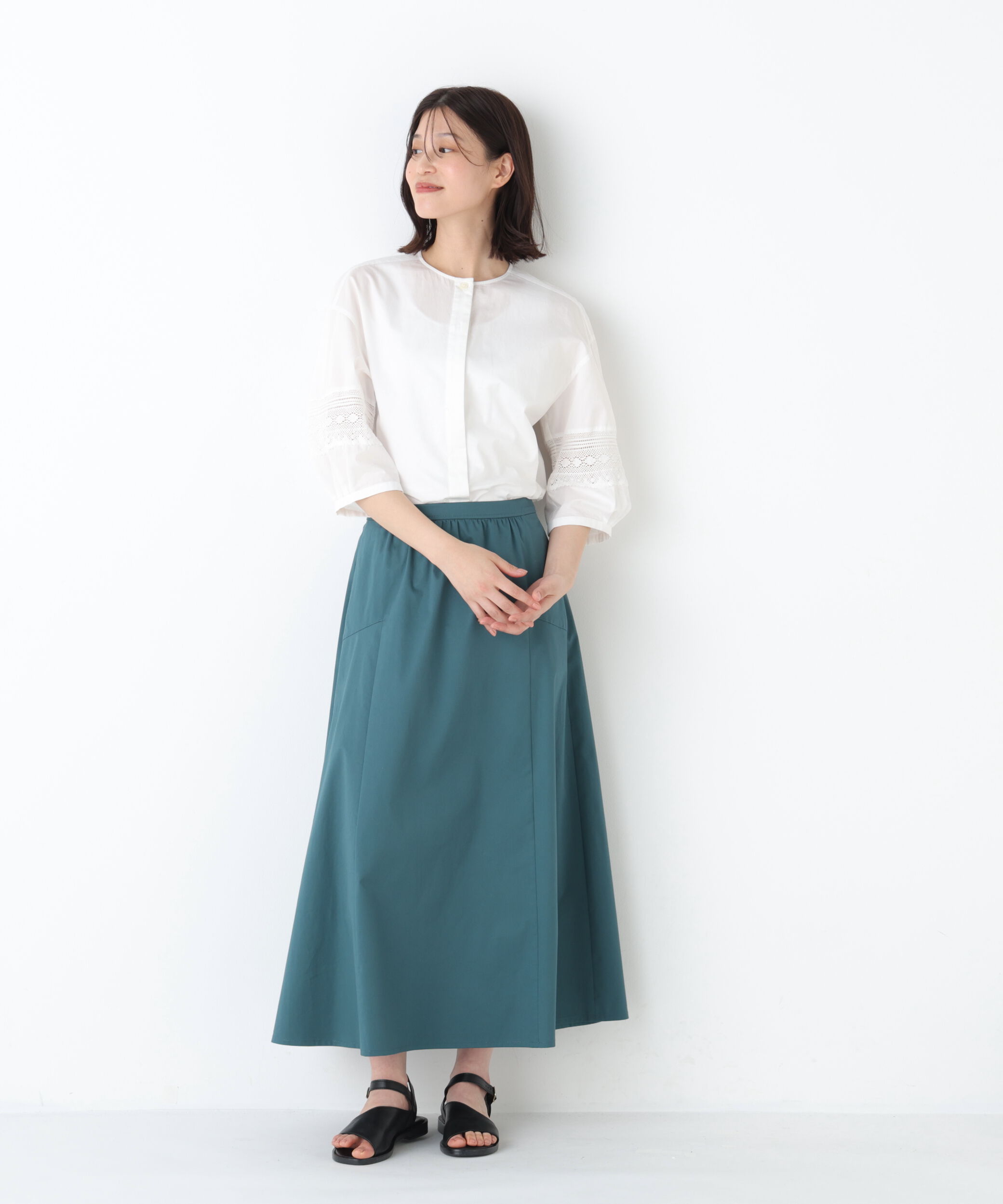  「◆ライトチノフレアスカート」|スカート|