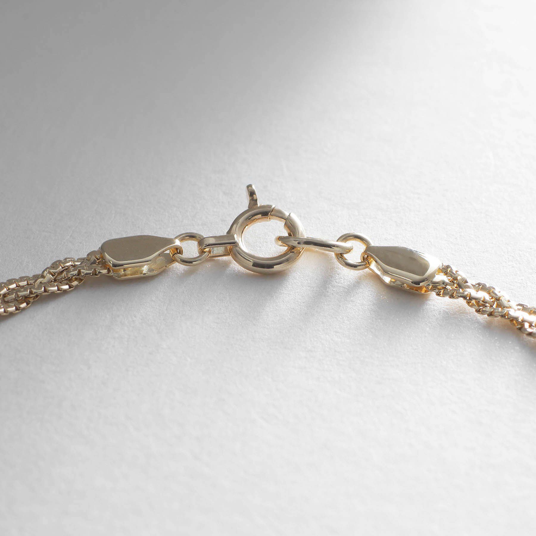 COCOSHNIK「K10ベネフラット三つ編み ネックレス」|ネックレス|