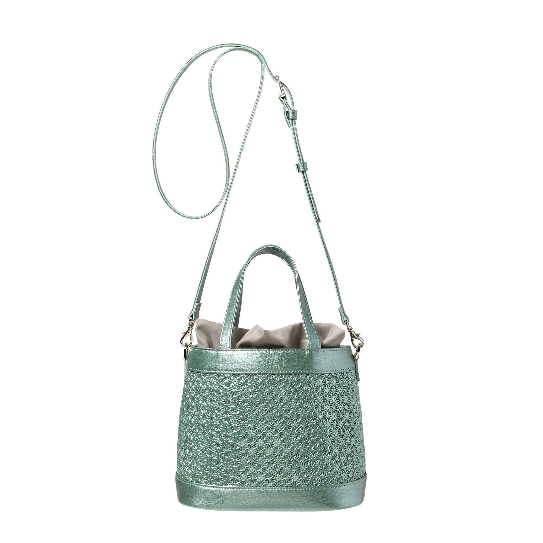 HIROKO HAYASHI「GIRASOLE PIPERITA（ジラソーレ ピペリータ）2wayショルダーバッグ」|ショルダー・メッセンジャー|ミントグリーン(02