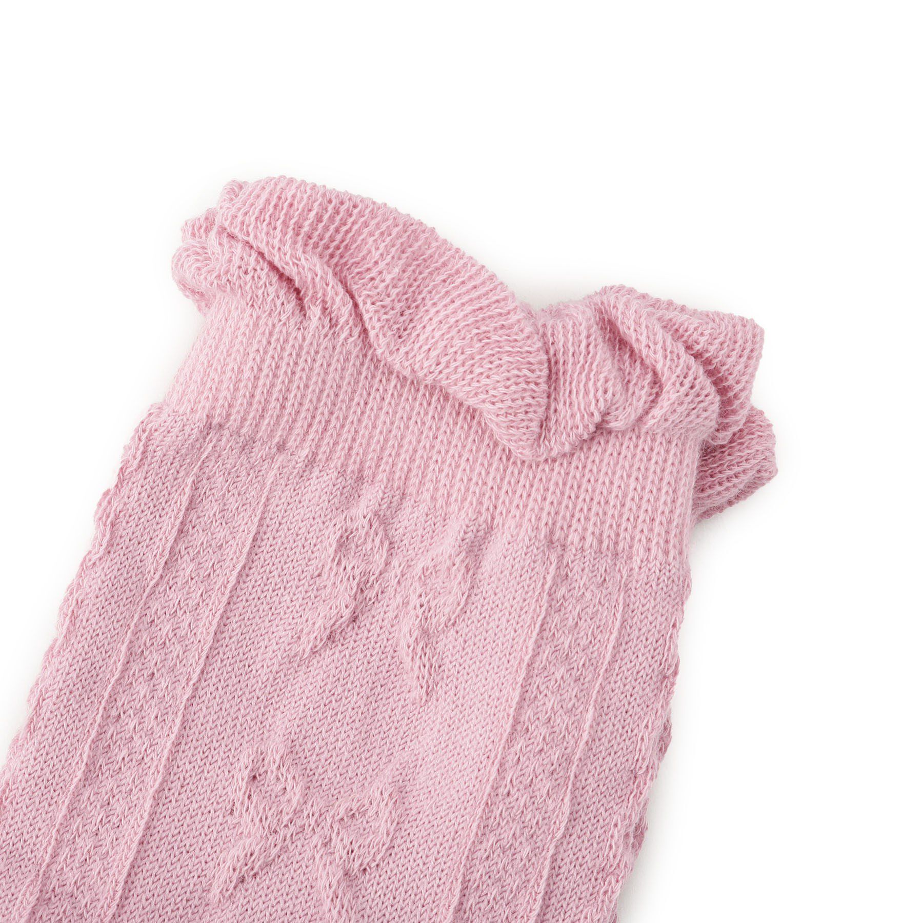 SHOO･LA･RUE「フロートリボン柄クルー丈ソックス」|ソックス|