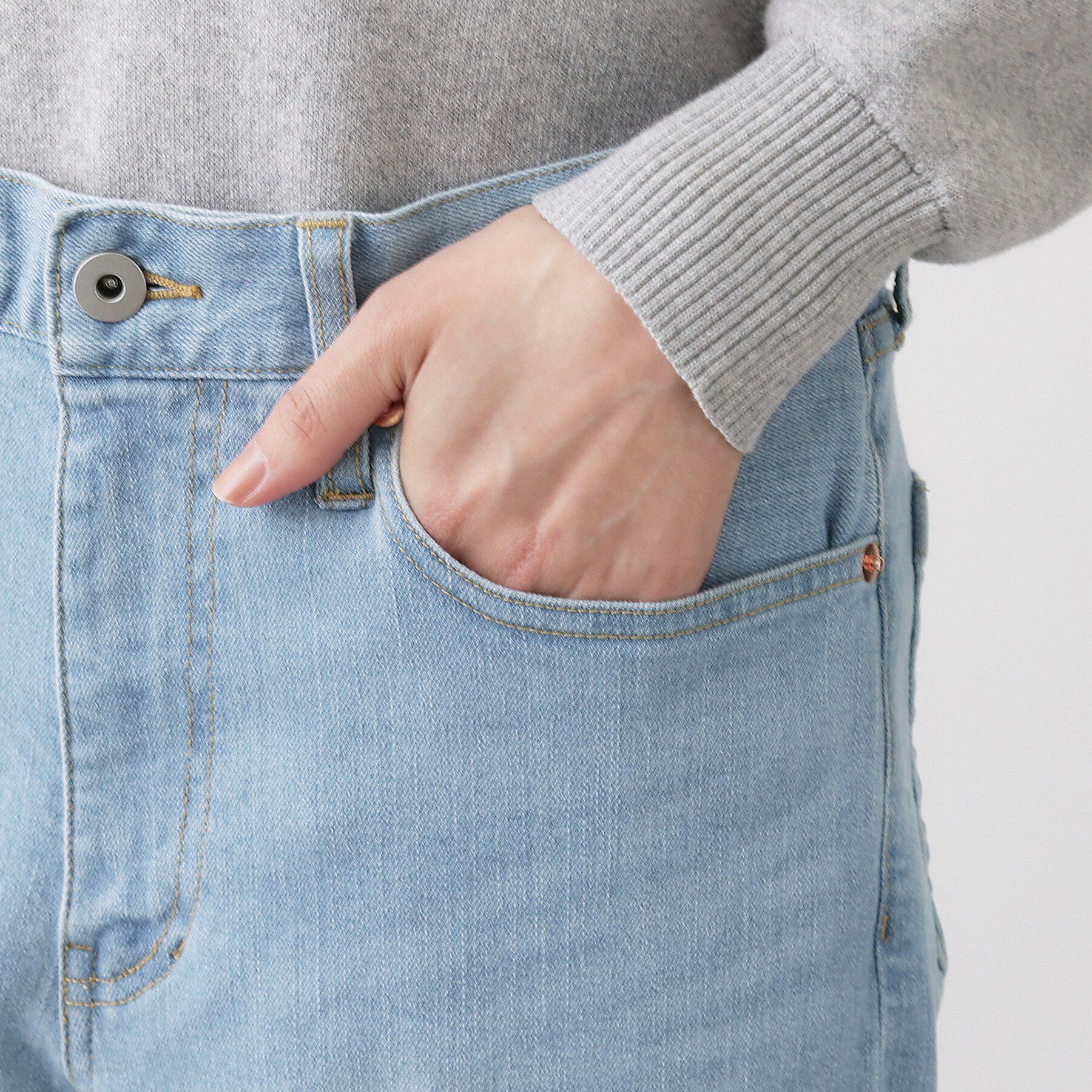 Dessin「【ユニセックス/洗える】テーパードシルエット12OZデニム」|デニム|