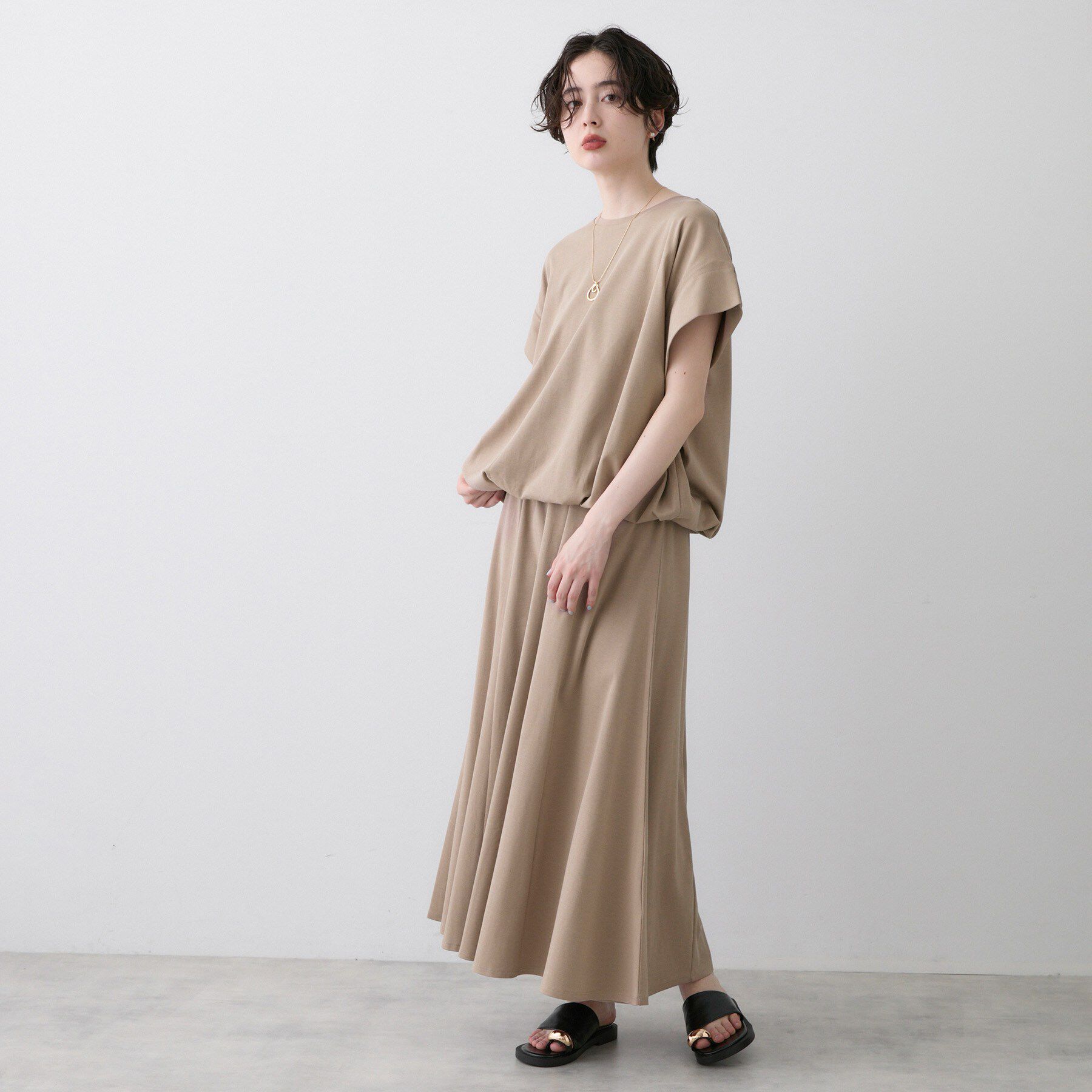 Dessin「【2点セット/汗シミ防止】ミニ裏毛セットアップ」|スーツ|