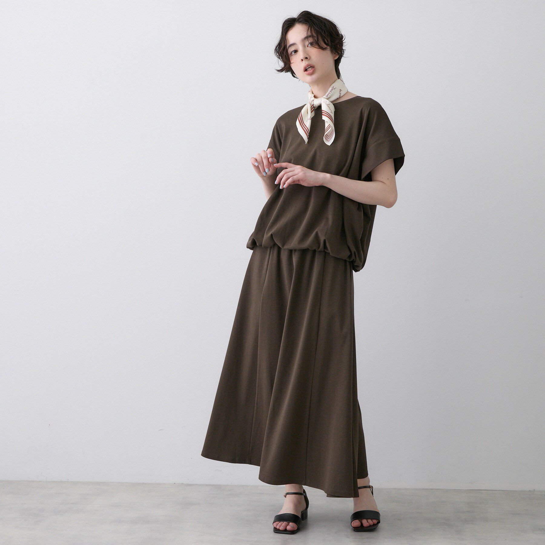 Dessin「【2点セット/汗シミ防止】ミニ裏毛セットアップ」|スーツ|