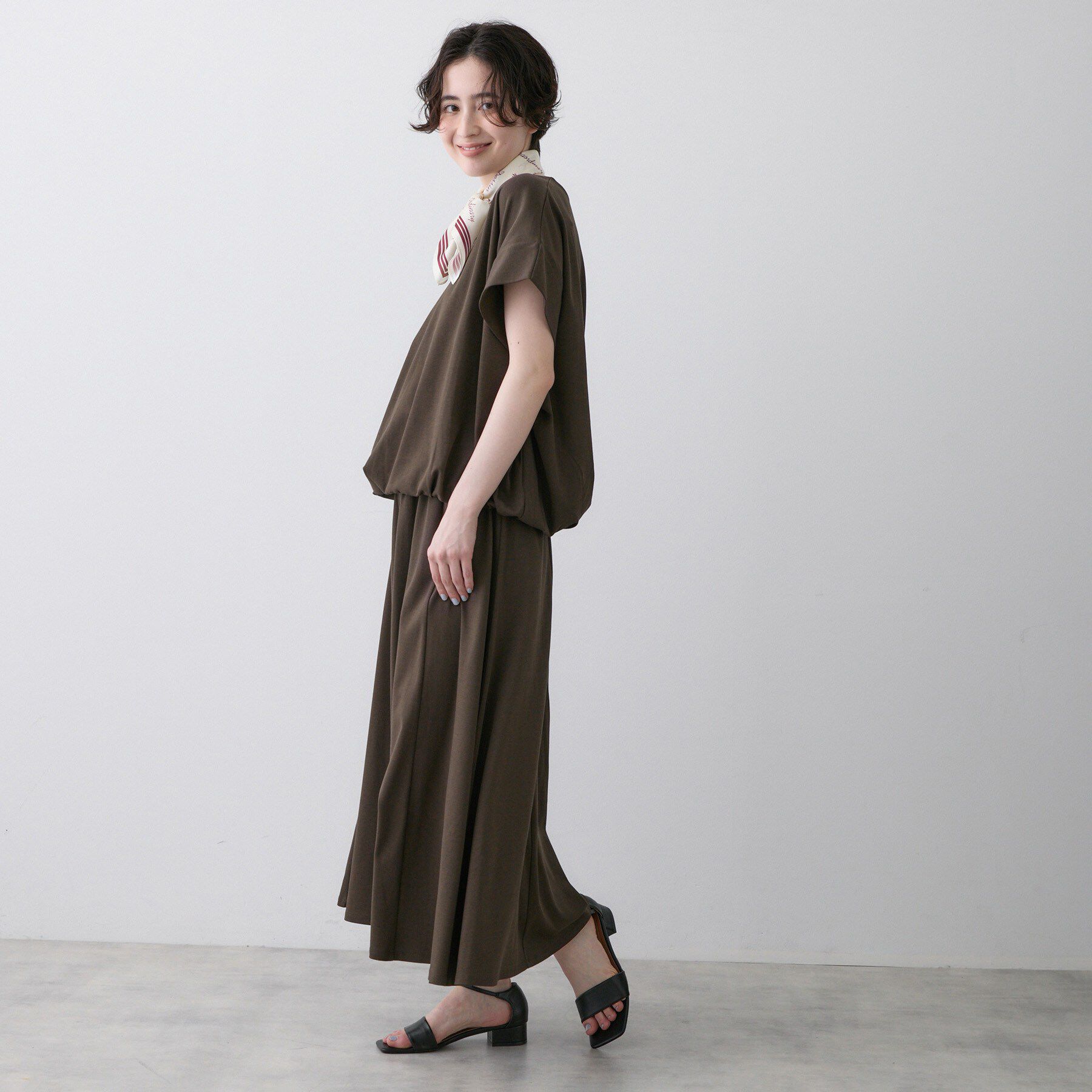 Dessin「【2点セット/汗シミ防止】ミニ裏毛セットアップ」|スーツ|