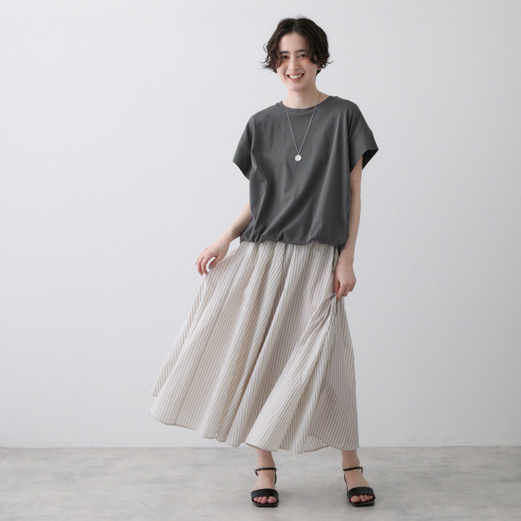 Dessin「【2点セット/汗シミ防止】ミニ裏毛セットアップ」|スーツ|