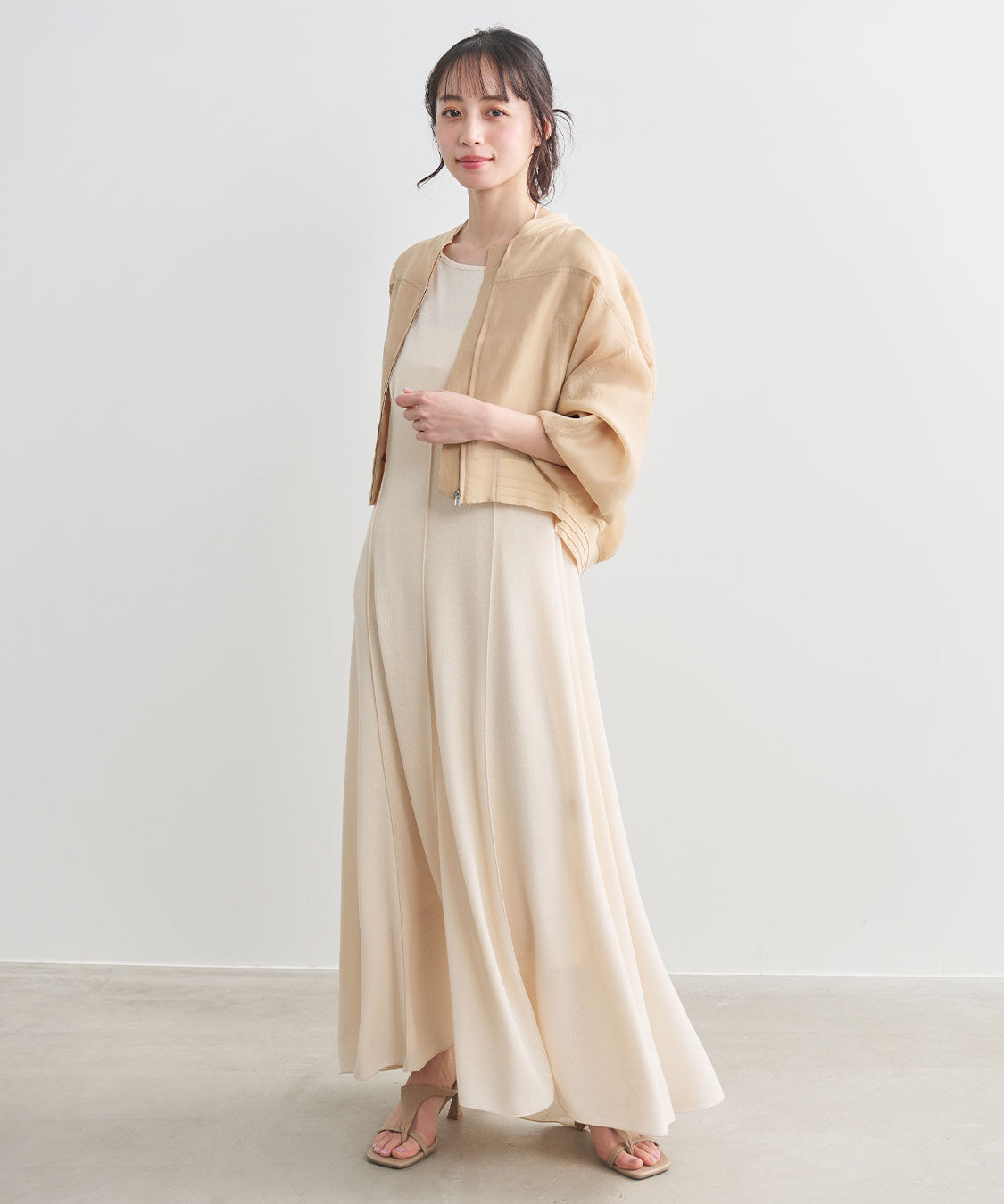 COCO DEAL「シアーオーガンジーブルゾン」|ブルゾン・スタジャン|