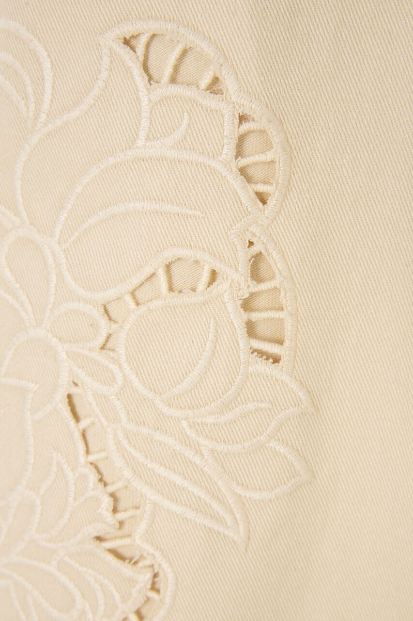 MOUSSY「カットワーク刺繍キャミソールワンピース　オーガニックコットン使用」|ワンピース|