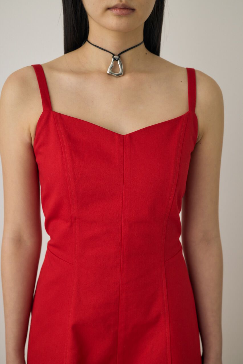 MOUSSY「カットワーク刺繍キャミソールワンピース　オーガニックコットン使用」|ワンピース|