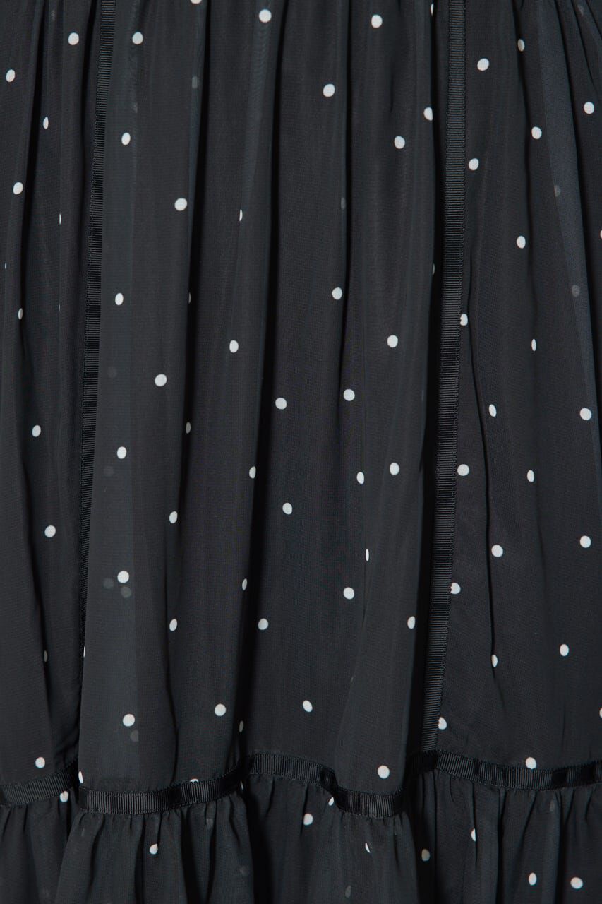 rienda「フリルスリーブニットドッキングワンピ」|ワンピース|