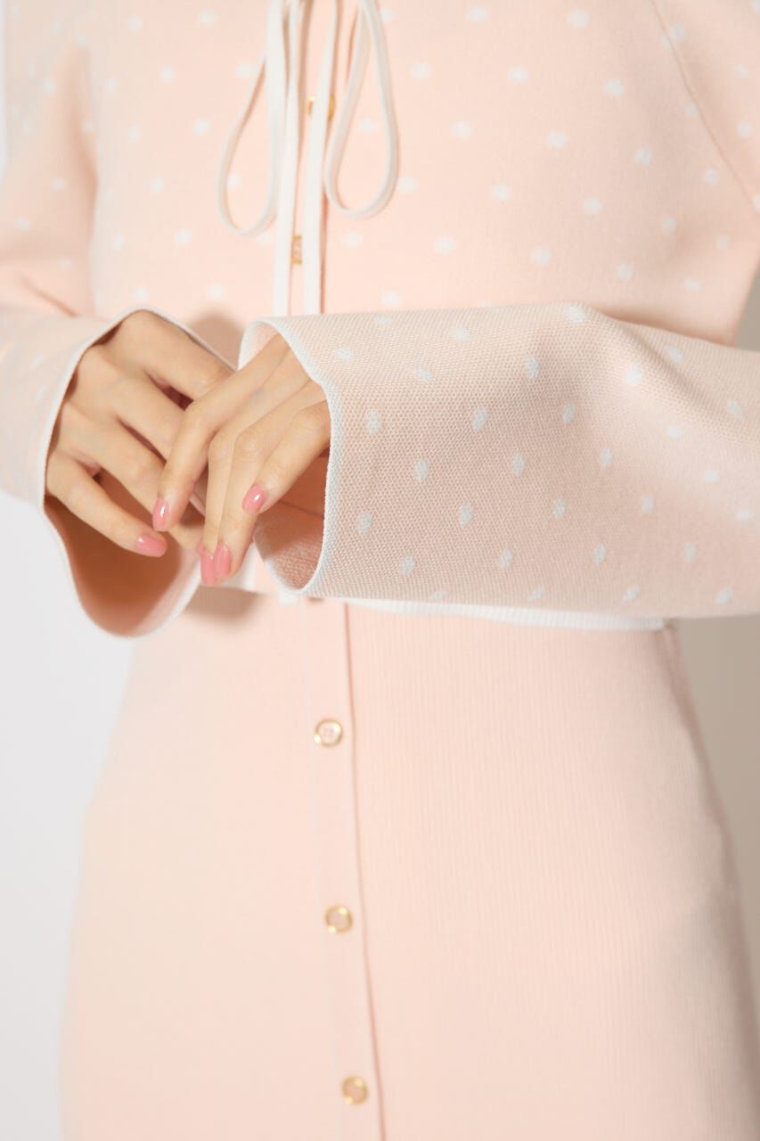 rienda「リボンカーデセットマーメイドニットワンピース」|ワンピース|