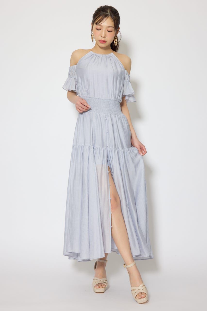 rienda「2WAYホルターネックロンパース」|ワンピース|L/PUR1