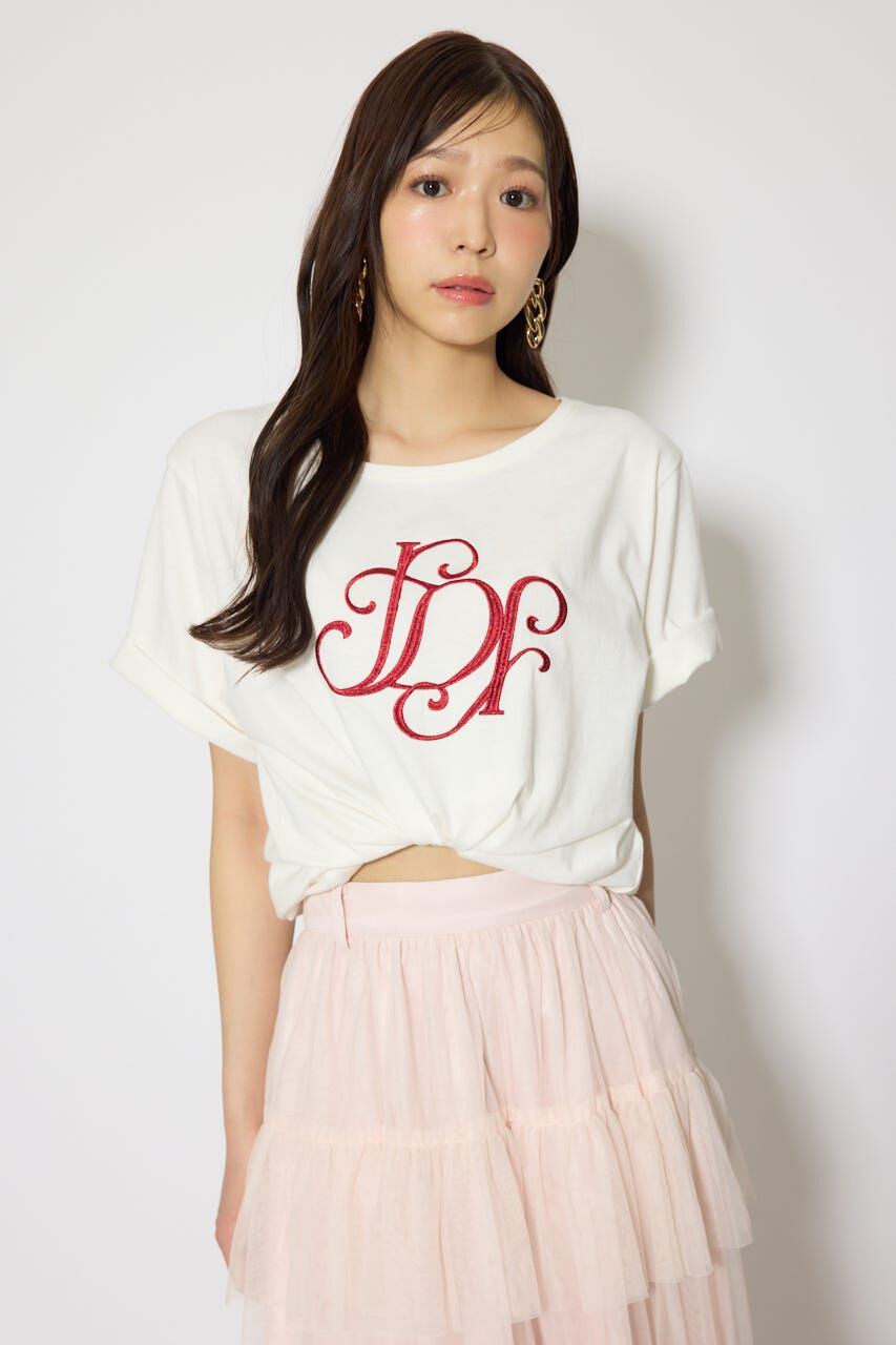 rienda「RDロゴTシャツ」|Tシャツ・カットソー|柄RED5