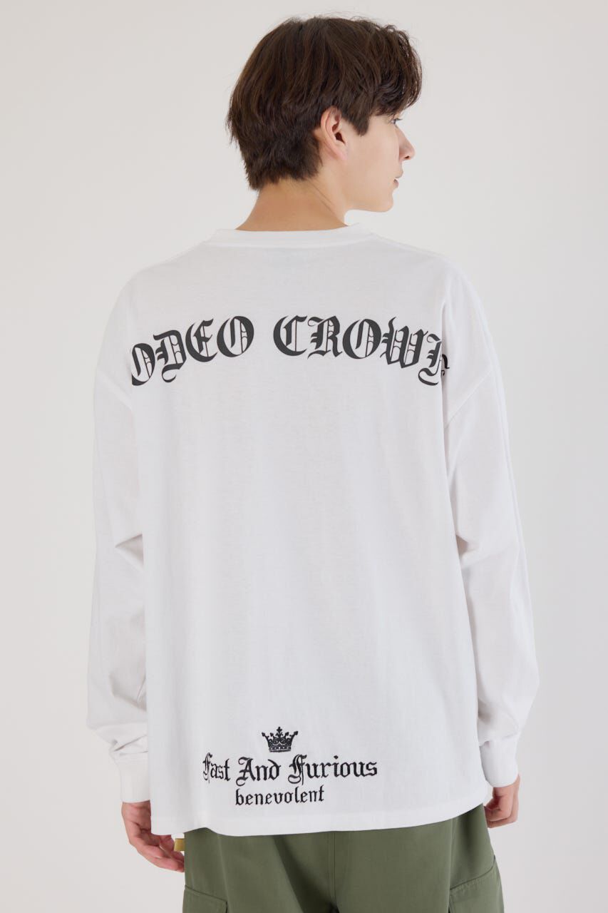 RODEO CROWNS「Blackletter 長袖Tシャツ」|Tシャツ・カットソー|