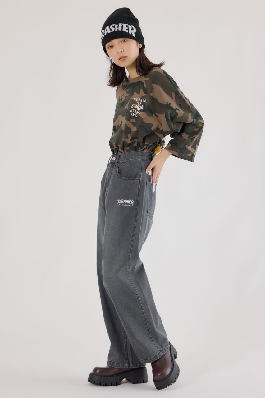 RODEO CROWNS「(THRASHER) ICON デニムパンツ」|デニム|