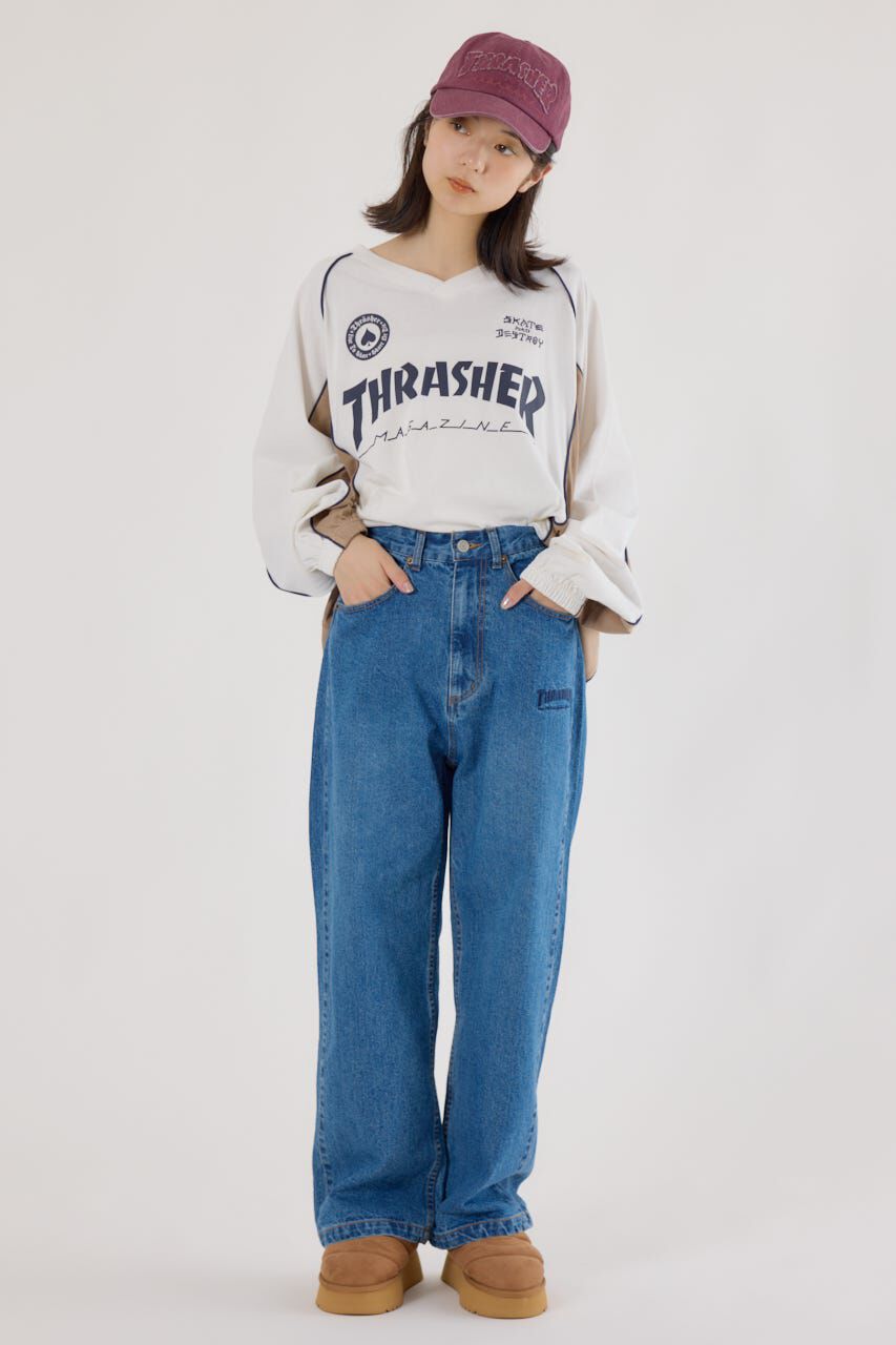 RODEO CROWNS「(THRASHER) ICON デニムパンツ」|デニム|